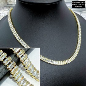 Цепочки мед.сталь14К 0427 (40+5см.)